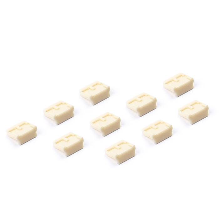 Smartkeeper UL04P1BG Mini-USB-B-poortslot Set van 10 stuks Beige Zonder sleutel