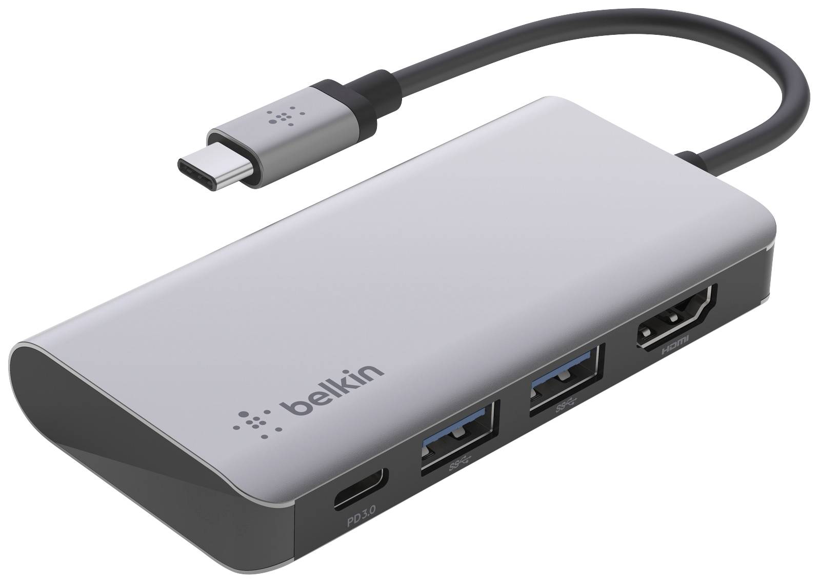 Belkin AVC006btSGY USB-C dockingstation Geschikt voor merk (dockingstation): Universeel USB-C Power Delivery