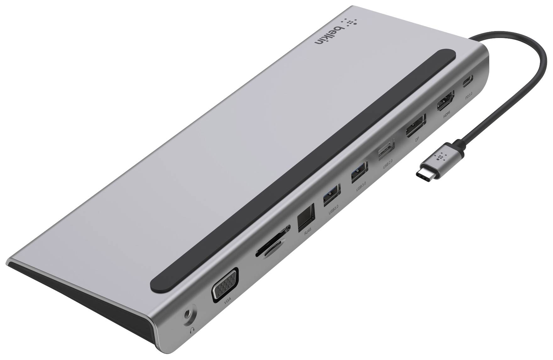 Belkin INC004btSGY USB-C dockingstation Geschikt voor merk (dockingstation): Universeel Geïntegreerde kaartlezer, USB-C