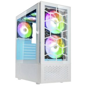 Kolink Kolink Observatory MX Glass ARGB Midi Tower Case – White Midi-tower Behuizing, Gaming-behuizing, PC-behuizing Wit Kolink Kolink Observatory MX Glass ARGB Midi Tower Case – White Midi-tower Behuizing, Gaming-behuizing, PC-behuizing Wit
