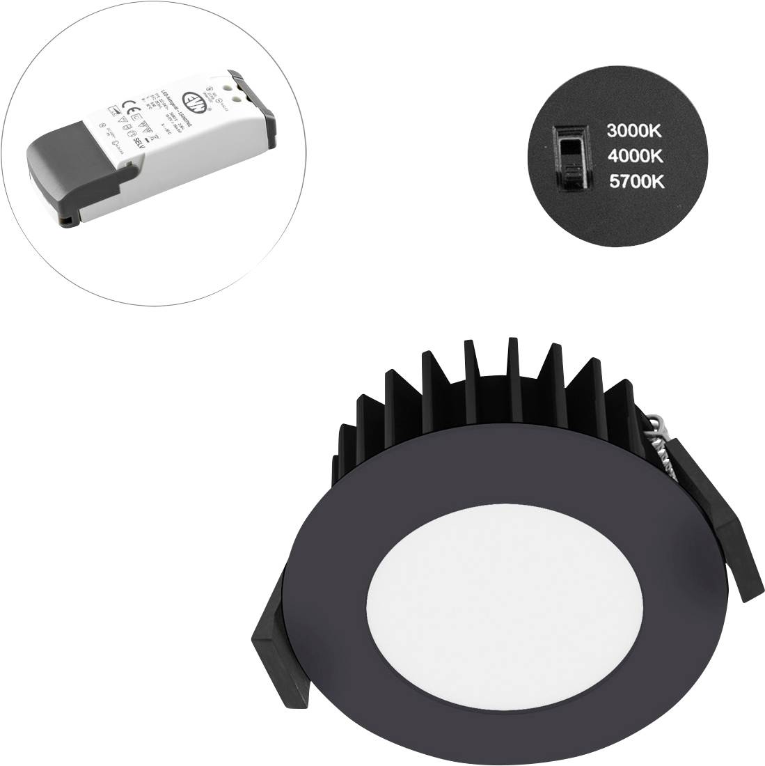EVN L54N071625 L54N071625 LED-plafondspot