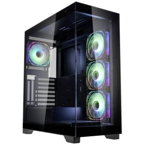 Kolink Kolink Unity Peak ARGB Midi-Tower Showcase, Tempered Glass – schwarz Midi-tower Behuizing, Gaming-behuizing, PC-b Kolink Kolink Unity Peak ARGB Midi-Tower Showcase, Tempered Glass – schwarz Midi-tower Behuizing, Gaming-behuizing, PC-b