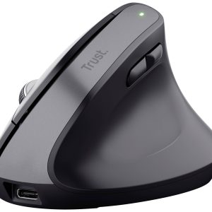 Trust Bayo+ Ergonomische muis Bluetooth Optisch Zwart 6 Toetsen 800 dpi, 1200 dpi, 1600 dpi, 2400 dpi Ergonomisch, Gelui Trust Bayo+ Ergonomische muis Bluetooth Optisch Zwart 6 Toetsen 800 dpi, 1200 dpi, 1600 dpi, 2400 dpi Ergonomisch, Gelui