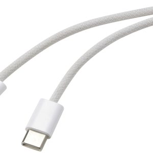 Renkforce RF-6056880 USB-kabel USB-C stekker, USB-C stekker 3.00 m Wit Verdraaide paren
