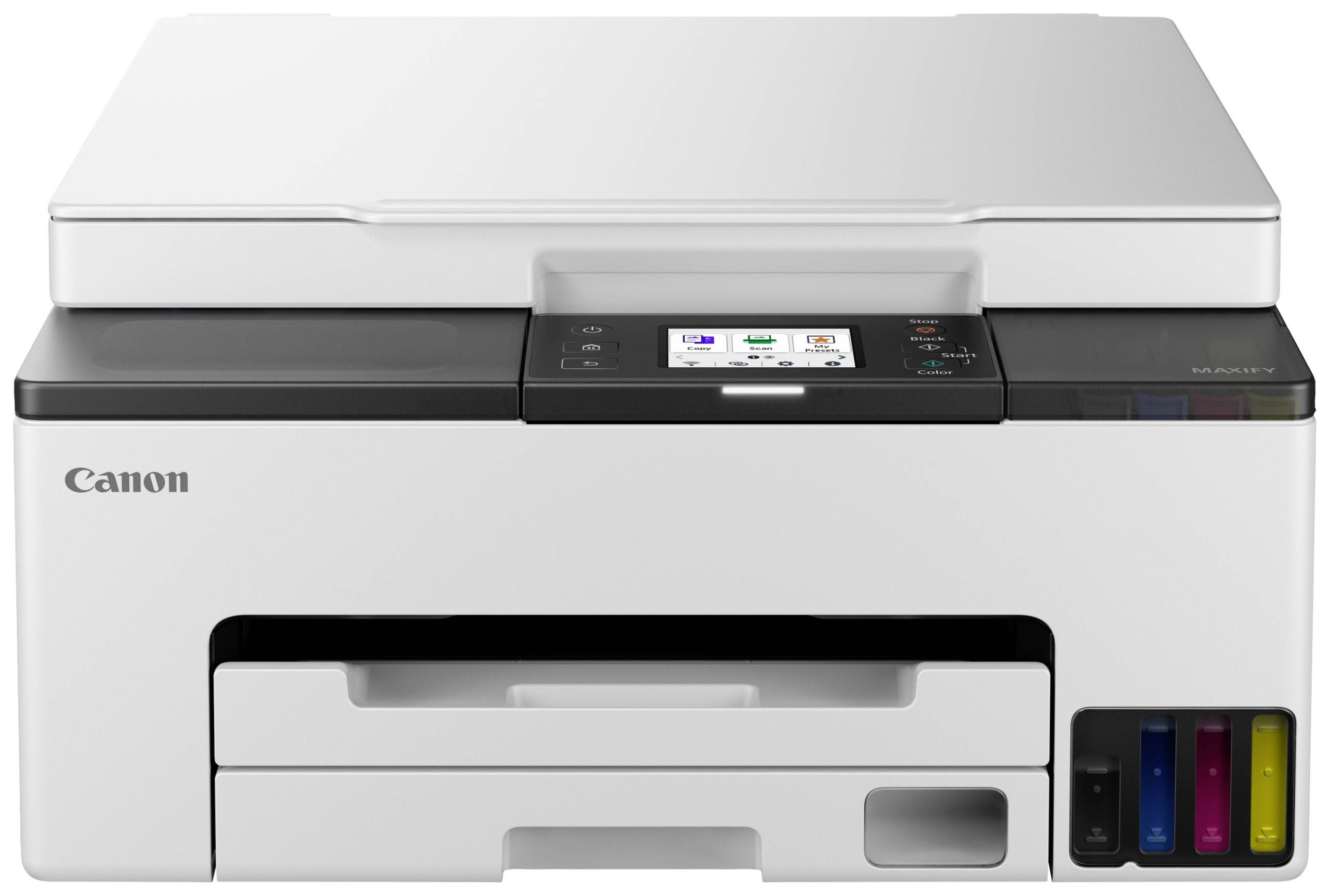 Canon Maxify GX 1050 Multifunctionele printer Inkjet Kleur A4 Printen, scannen, kopiëren Duplex, LAN, USB, WiFi, Inktbij