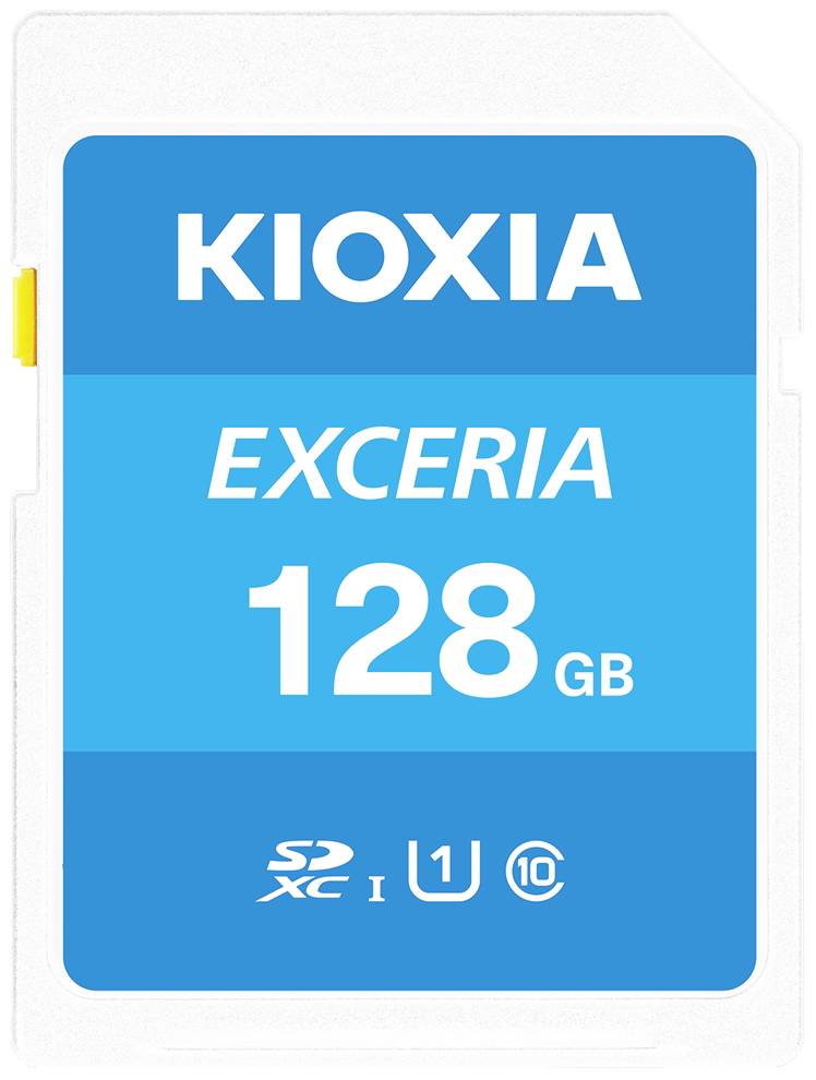 Kioxia EXCERIA SDXC-kaart 128 GB UHS-I Röntgenbestendig, Temperatuurbestendig
