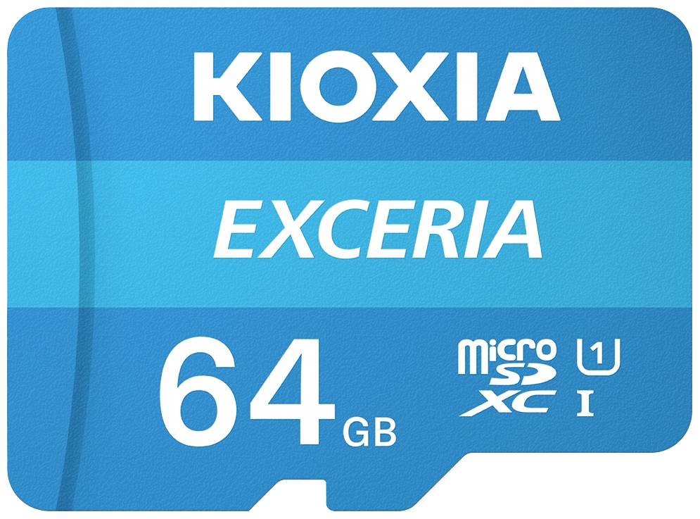 Kioxia EXCERIA microSDXC-kaart 64 GB UHS-I Schokbestendig, Waterdicht