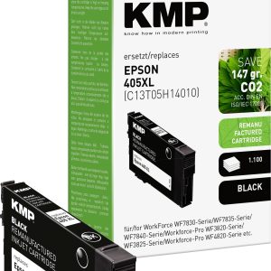 KMP Inktcartridge vervangt Epson 405XL, T05H1 Compatibel Zwart 1656,4001 1656,4001 KMP Inktcartridge vervangt Epson 405XL, T05H1 Compatibel Zwart 1656,4001 1656,4001
