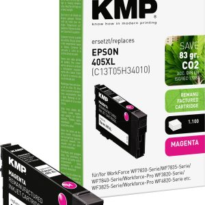 KMP Inktcartridge vervangt Epson 405XL, T05H3 Compatibel Magenta 1656,4006 1656,4006 KMP Inktcartridge vervangt Epson 405XL, T05H3 Compatibel Magenta 1656,4006 1656,4006