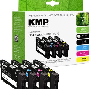 KMP Inktcartridge vervangt Epson 405XL, T05H6, T05H1, T05H2, T05H3, T05H4 Compatibel Combipack Zwart, Cyaan, Magenta, Ge KMP Inktcartridge vervangt Epson 405XL, T05H6, T05H1, T05H2, T05H3, T05H4 Compatibel Combipack Zwart, Cyaan, Magenta, Ge