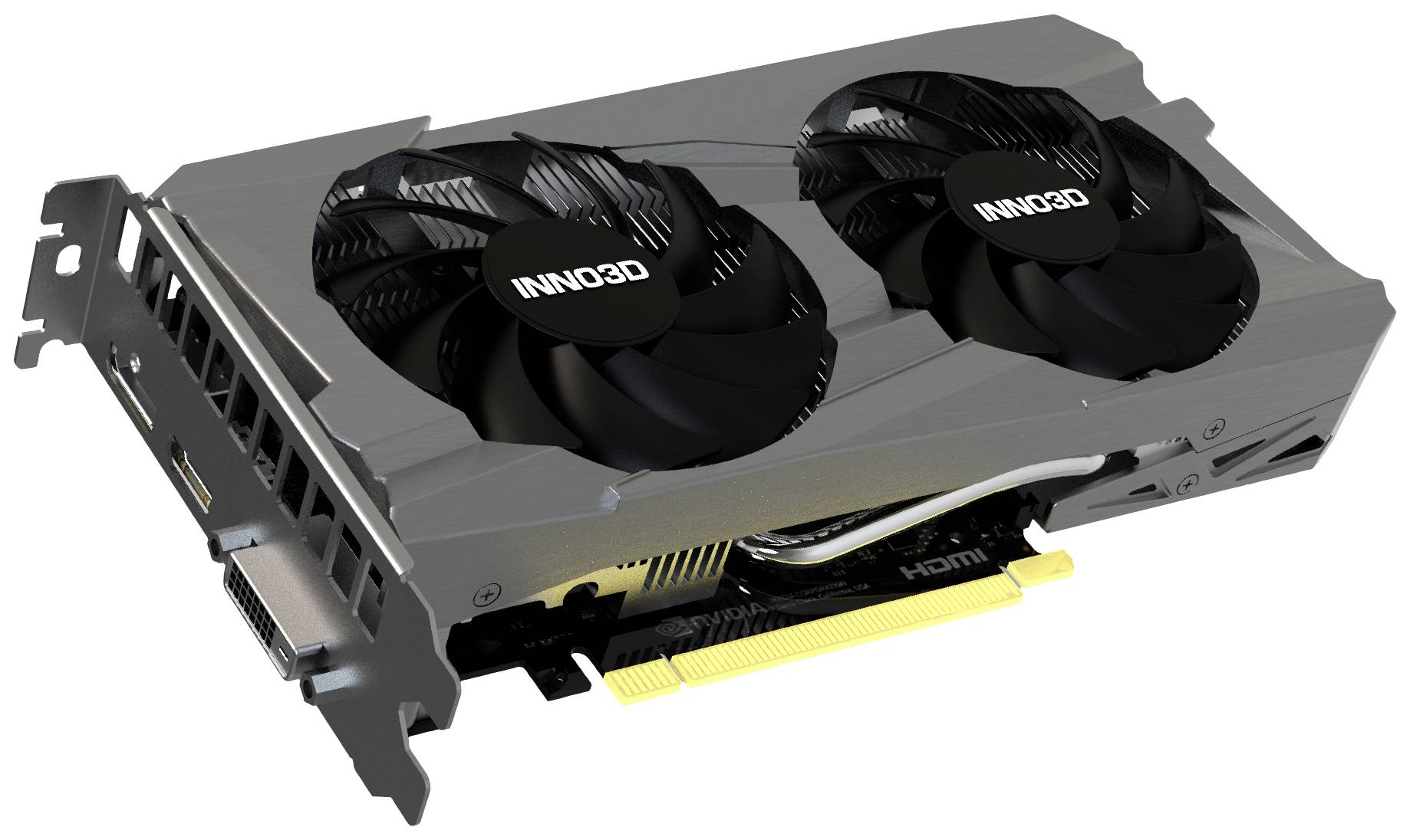 Inno 3D Nvidia GeForce RTX 3050 Videokaart Twin X2 8 GB GDDR6-RAM PCIe x16 DisplayPort, HDMI, DVI NVIDIA G-Sync , Vulkan