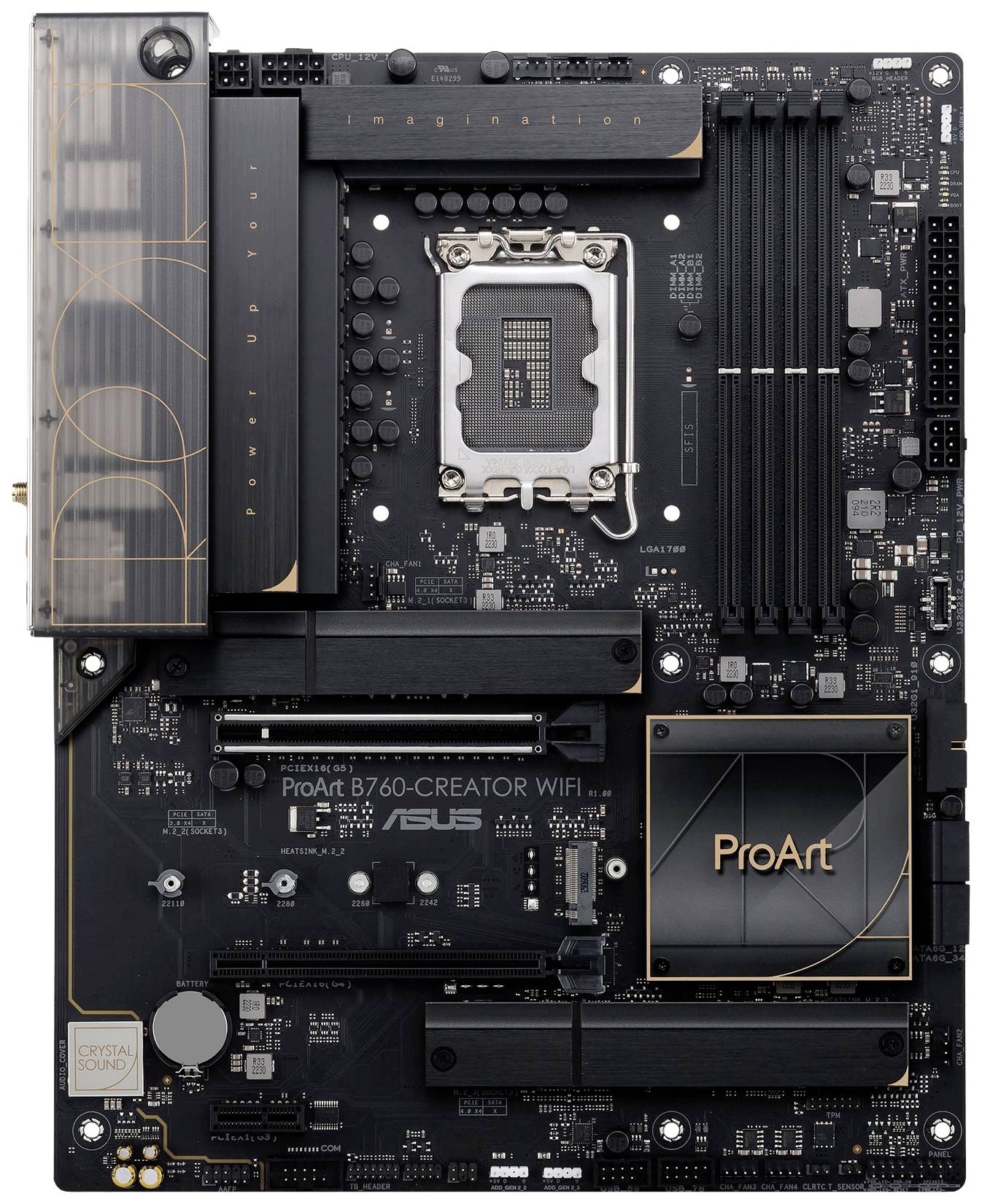Asus PROART B760-CREATOR WIFI Moederbord Socket Intel LGA 1700 Vormfactor ATX Moederbord chipset Intel® B760