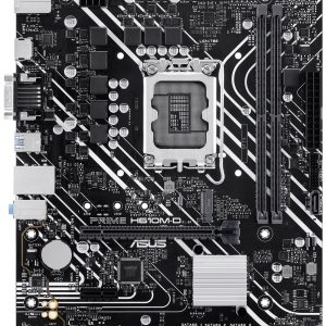 Asus PRIME H610M-D Moederbord Socket Intel LGA 1700 Vormfactor Micro-ATX Moederbord chipset Intel® H610
