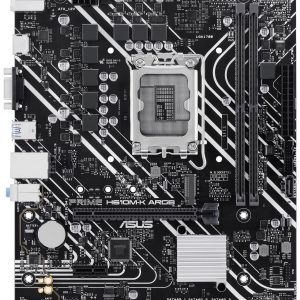 Asus PRIME H610M-K ARGB Moederbord Socket Intel LGA 1700 Vormfactor Micro-ATX Moederbord chipset Intel® H610