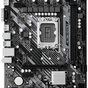 ASRock H610M-HDV/M.2 2.0 Moederbord Socket Intel LGA 1700 Vormfactor Micro-ATX Moederbord chipset Intel® H610 ASRock H610M-HDV/M.2 2.0 Moederbord Socket Intel LGA 1700 Vormfactor Micro-ATX Moederbord chipset Intel® H610