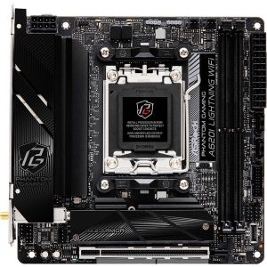 ASRock A620I Lightning WiFi Moederbord Socket AMD AM5 Vormfactor Mini-ATX Moederbord chipset AMD® A620