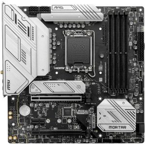 MSI MAG B760M MORTAR WIFI II Moederbord Socket Intel LGA 1700 Vormfactor Micro-ATX Moederbord chipset Intel® B760 MSI MAG B760M MORTAR WIFI II Moederbord Socket Intel LGA 1700 Vormfactor Micro-ATX Moederbord chipset Intel® B760