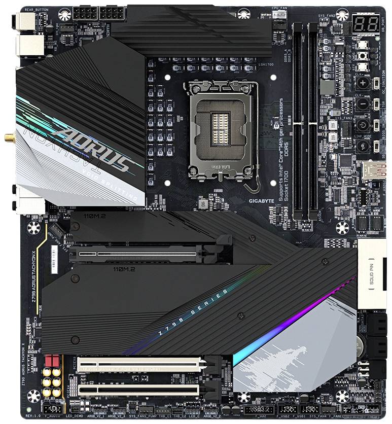 Gigabyte Z790 AORUS TACHYON X Moederbord Socket Intel LGA 1700 Vormfactor E-ATX Moederbord chipset Intel® Z790