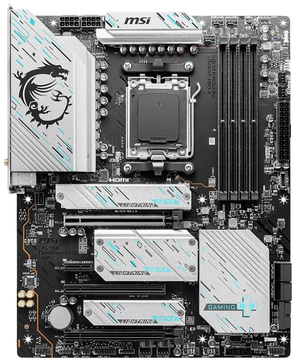 MSI X670E Gaming Plus Wifi Moederbord Socket AMD AM5 Vormfactor ATX Moederbord chipset AMD® X670