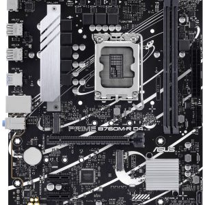 Asus PRO B760M-R D4 Moederbord Socket Intel LGA 1700 Vormfactor Micro-ATX Moederbord chipset Intel® B760