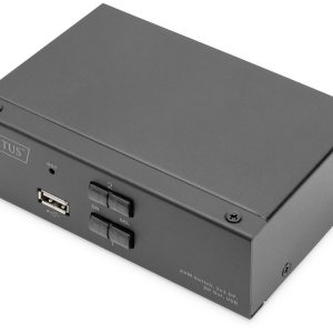 Digitus DS-12851 KVM-switch 1 + 2 poorten DisplayPort 3840 x 2160 Pixel