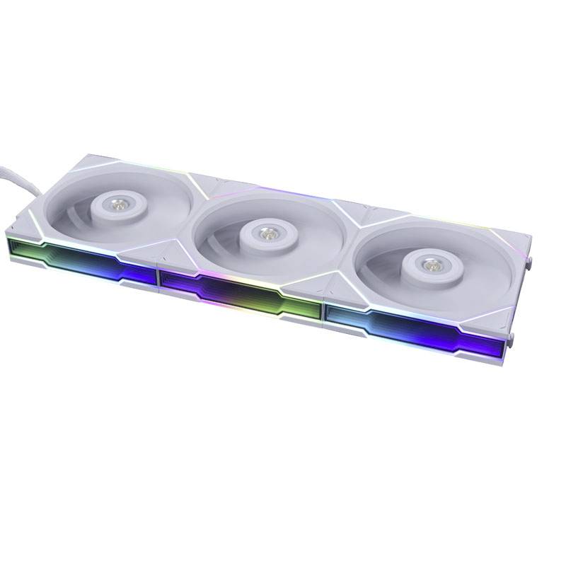 Lian Li UNI FAN TL Series, 3er Pack + Controller PC-ventilator Wit (b x h x d) 124 x 120 x 28 mm Incl. LED-verlichting,