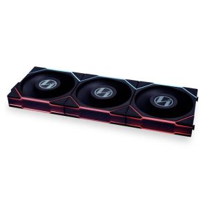 Lian Li UNI FAN TL LCD Series, 3er Pack + Controller PC-ventilator Zwart (b x h x d) 124 x 120 x 28 mm Incl. LED-verlich Lian Li UNI FAN TL LCD Series, 3er Pack + Controller PC-ventilator Zwart (b x h x d) 124 x 120 x 28 mm Incl. LED-verlich