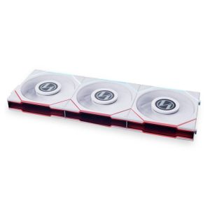 Lian Li UNI FAN TL LCD Series, 3er Pack + Controller PC-ventilator Wit (b x h x d) 124 x 120 x 28 mm Incl. LED-verlichti Lian Li UNI FAN TL LCD Series, 3er Pack + Controller PC-ventilator Wit (b x h x d) 124 x 120 x 28 mm Incl. LED-verlichti