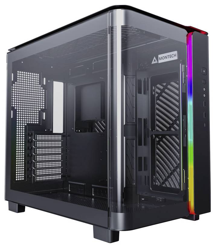 MONTECH KING 95 Tempered Glass ARGB Midi-tower PC-behuizing Zwart