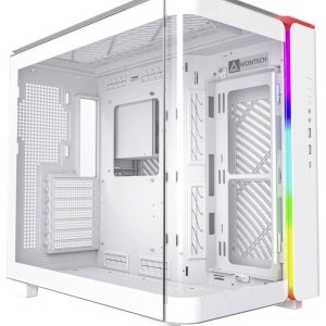MONTECH KING 95 Tempered Glass ARGB Midi-tower PC-behuizing Wit