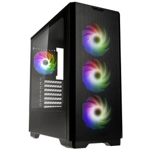 Kolink Unity Solar ARGB Mesh Midi-tower PC-behuizing Zwart