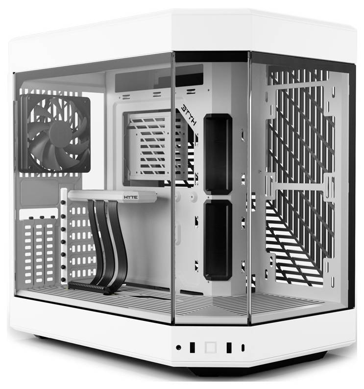 HYTE Y60 Tempered Glass Midi-tower PC-behuizing Wit