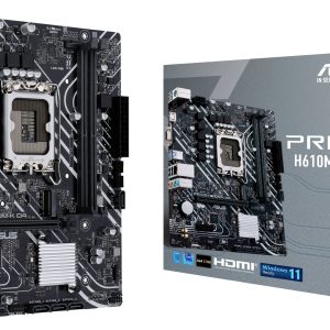 Asustek Computer PRIME H610M-K D4 ARGB Moederbord Socket Intel LGA 1700 Vormfactor Micro-ATX Moederbord chipset Intel® H