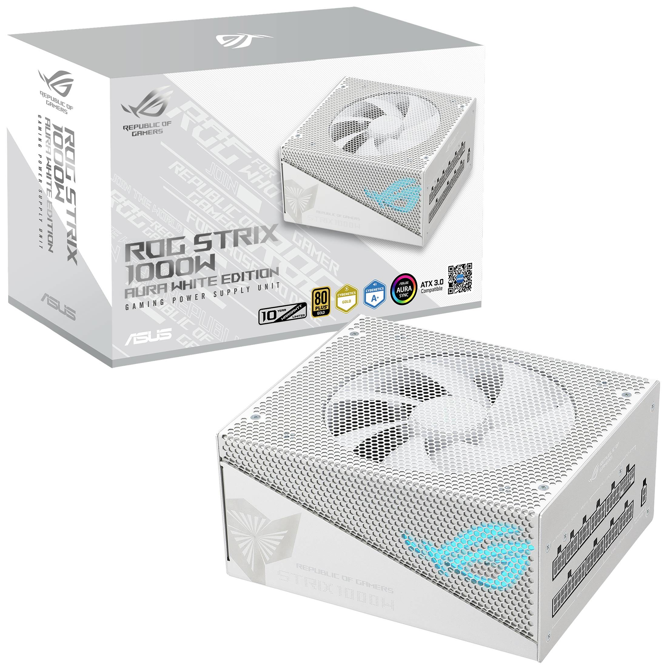 Asus ROG Strix 1000 Gold Aura PC-netvoeding 1000 W ATX 80 Plus Gold
