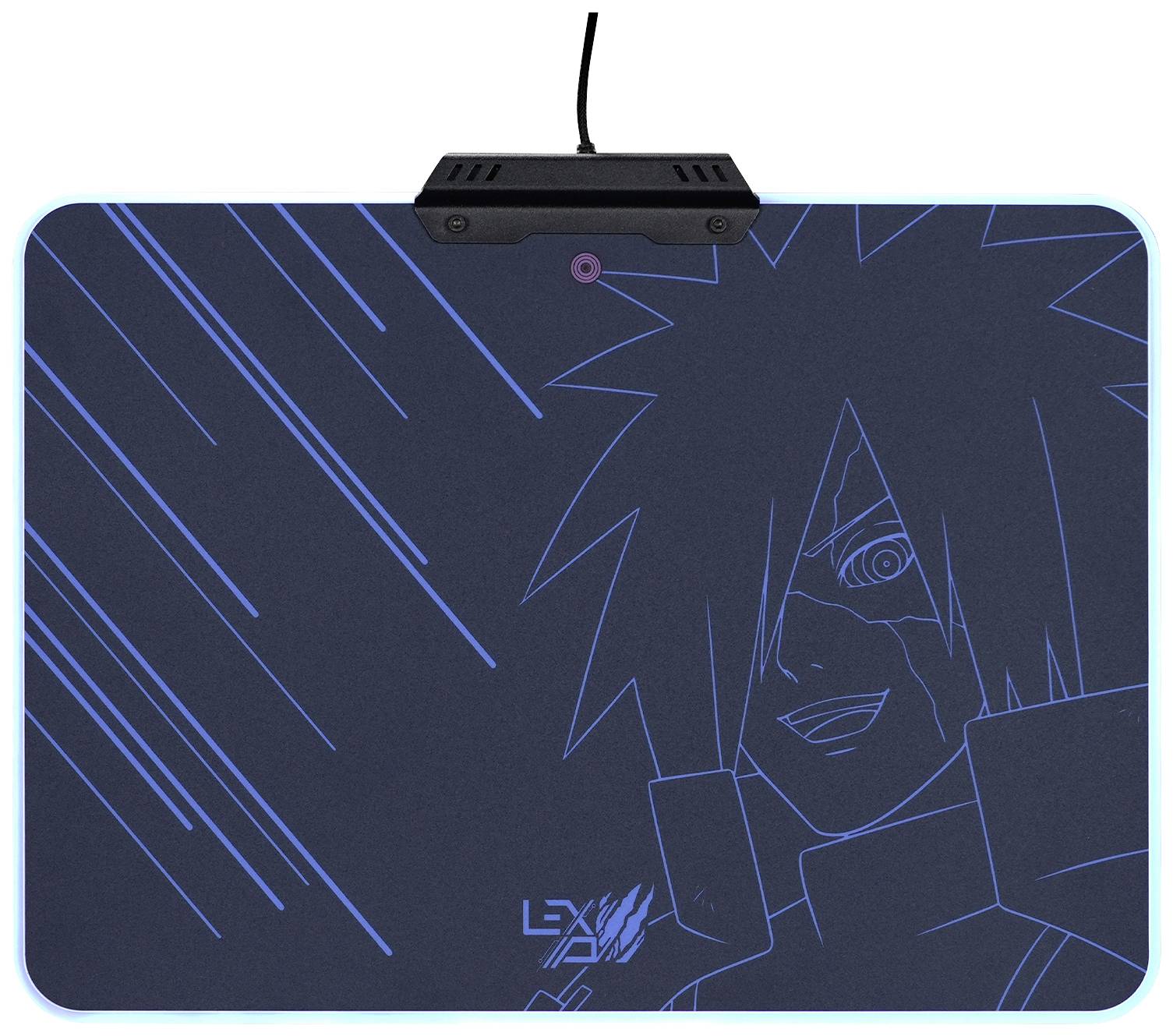 Lexip Naruto Shippuden Madara Destruction Gaming muismat Verlicht Zwart, Blauw