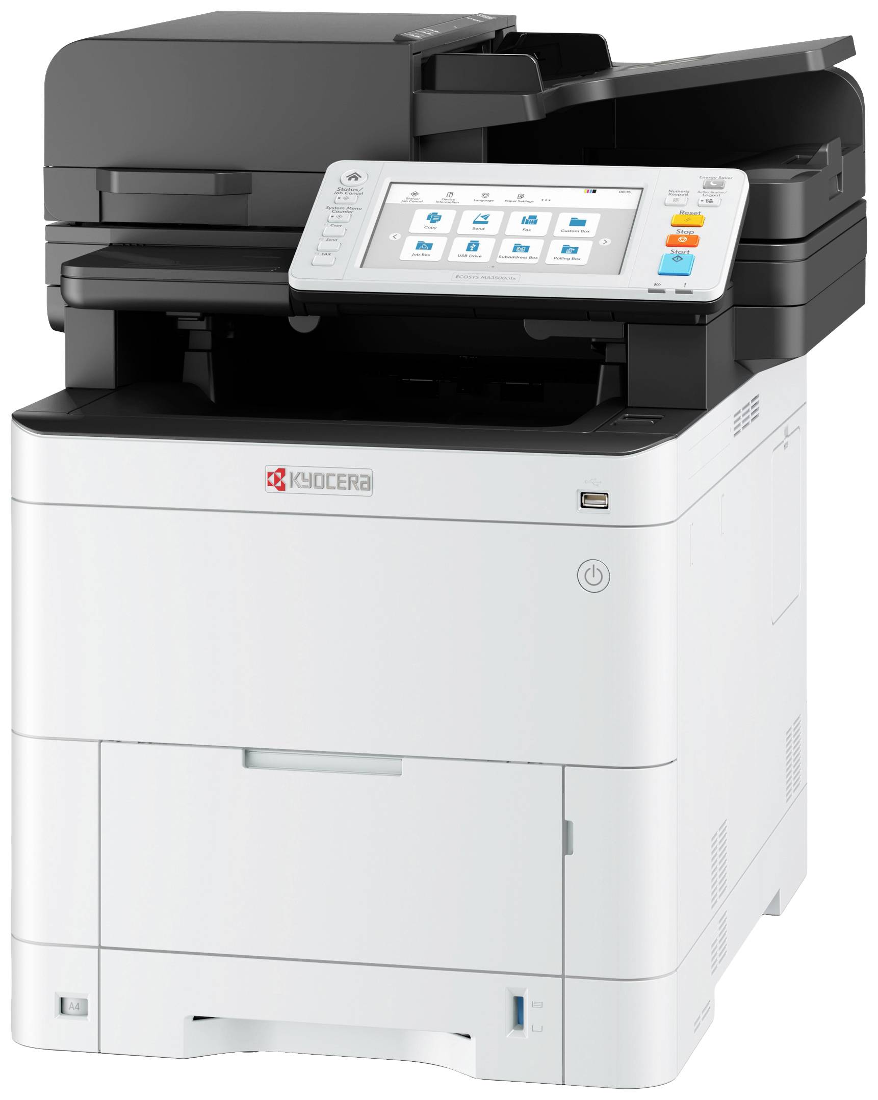 Kyocera ECOSYS MA 3500 cifx Plus Multifunctionele printer Laser, kleur Kleur A4 Printen, scannen, kopiëren, faxen ADF, D