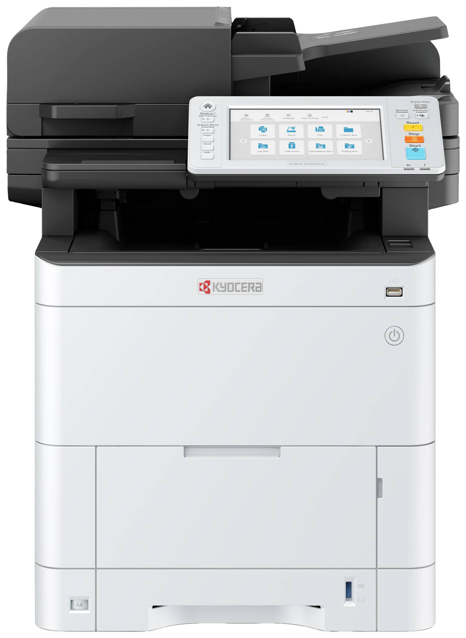 Kyocera ECOSYS MA 3500 cifx Multifunctionele printer Laser, kleur Kleur A4 Printen, scannen, kopiëren, faxen ADF, Duplex