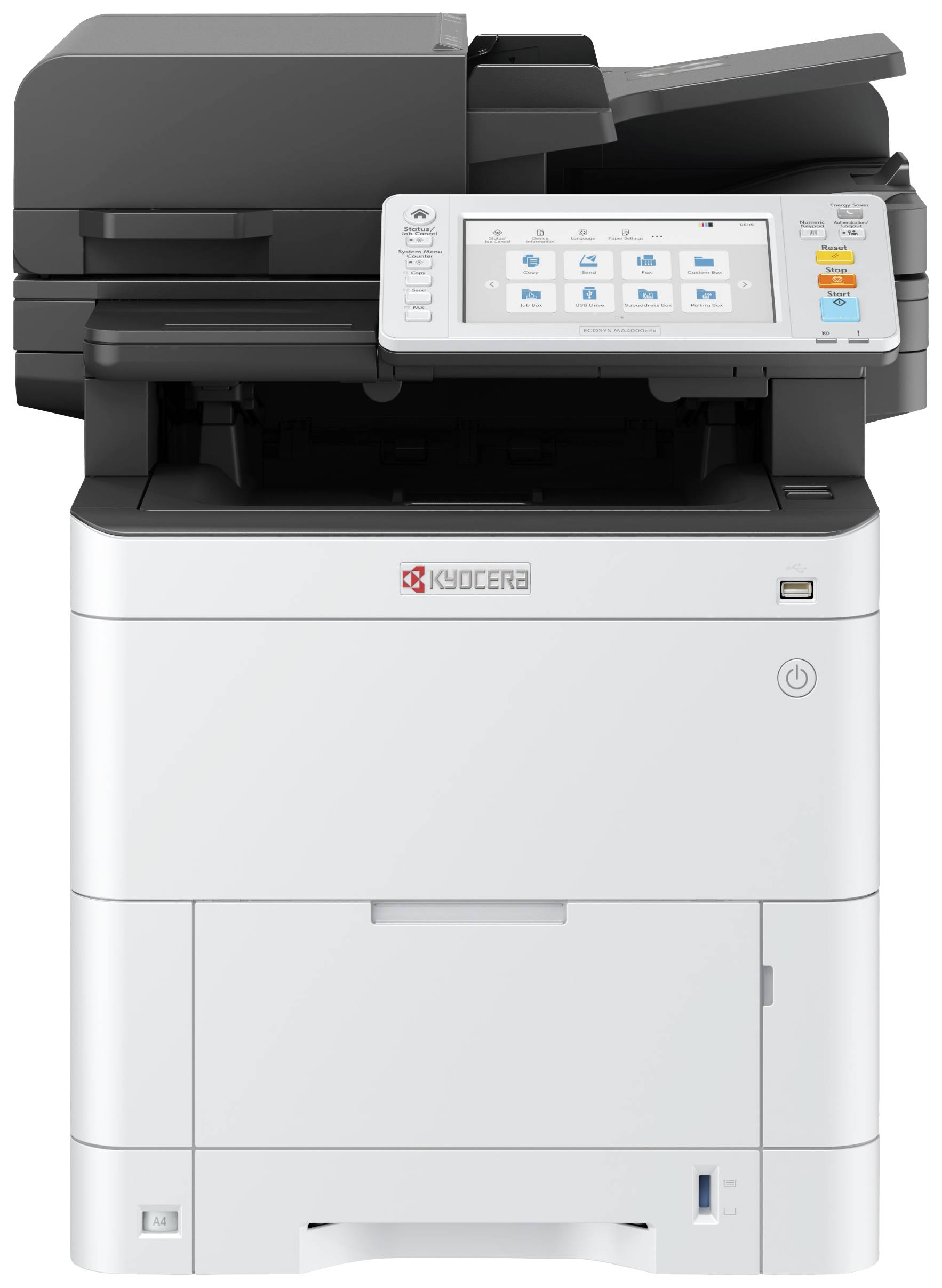 Kyocera ECOSYS MA 4000 cifx Plus Multifunctionele printer Laser, kleur Kleur Printen, scannen, kopiëren, faxen ADF, Dupl