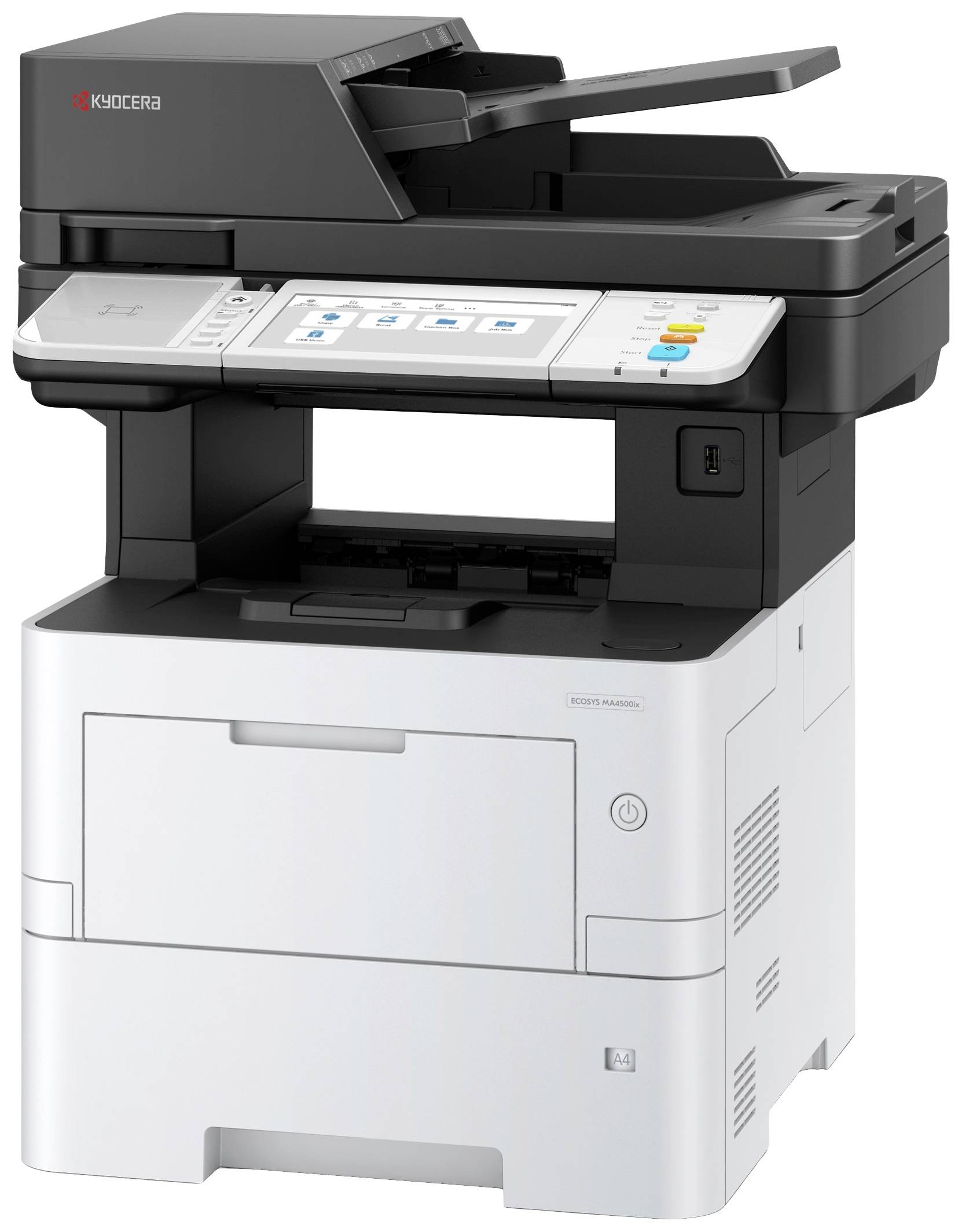 Kyocera ECOSYS MA 4500 ix Plus Multifunctionele printer Laser, kleur Zwart/wit A4 Printen, scannen, kopiëren ADF, Duplex
