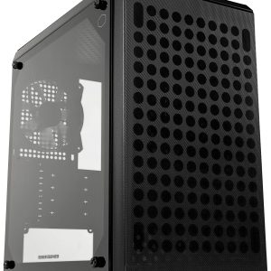 Cooler Master MasterBox Q300L V2 Mini-tower PC-behuizing Zwart 1 voorgeïnstalleerde ventilator, Stoffilter, Zijvenster Cooler Master MasterBox Q300L V2 Mini-tower PC-behuizing Zwart 1 voorgeïnstalleerde ventilator, Stoffilter, Zijvenster