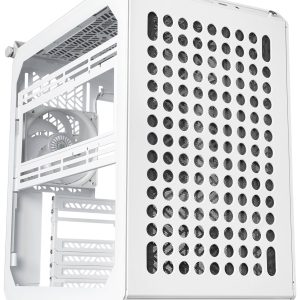 Cooler Master CoolerMaster Geh Qube 500 Flatpack White Midi-tower PC-behuizing Wit Zijvenster, 1 voorgeïnstalleerde vent