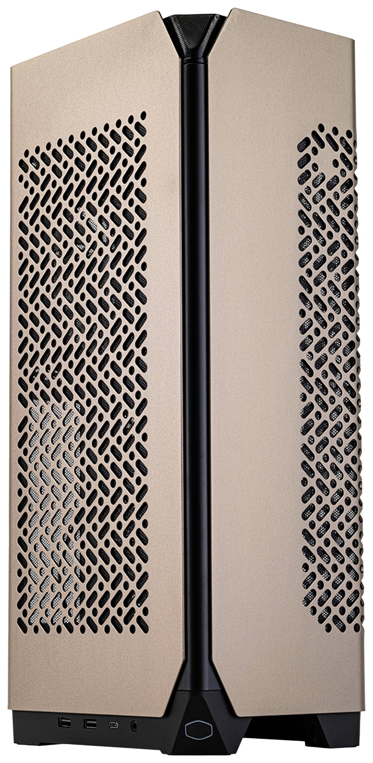 Cooler Master Ncore 100 MAX Bronze Midi-tower PC-behuizing Brons Geïntegreerde netvoeding, Stoffilter