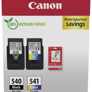 Canon Inktcartridge PG-540+CL-541 Origineel 2-pack Zwart, Kleur 5225B013 Canon Inktcartridge PG-540+CL-541 Origineel 2-pack Zwart, Kleur 5225B013