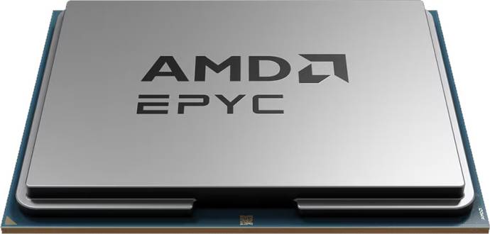 AMD Epyc 8324PN 32 x 2.05 GHz 32-Core Processor (CPU) tray Socket: AMD SP6 130 W