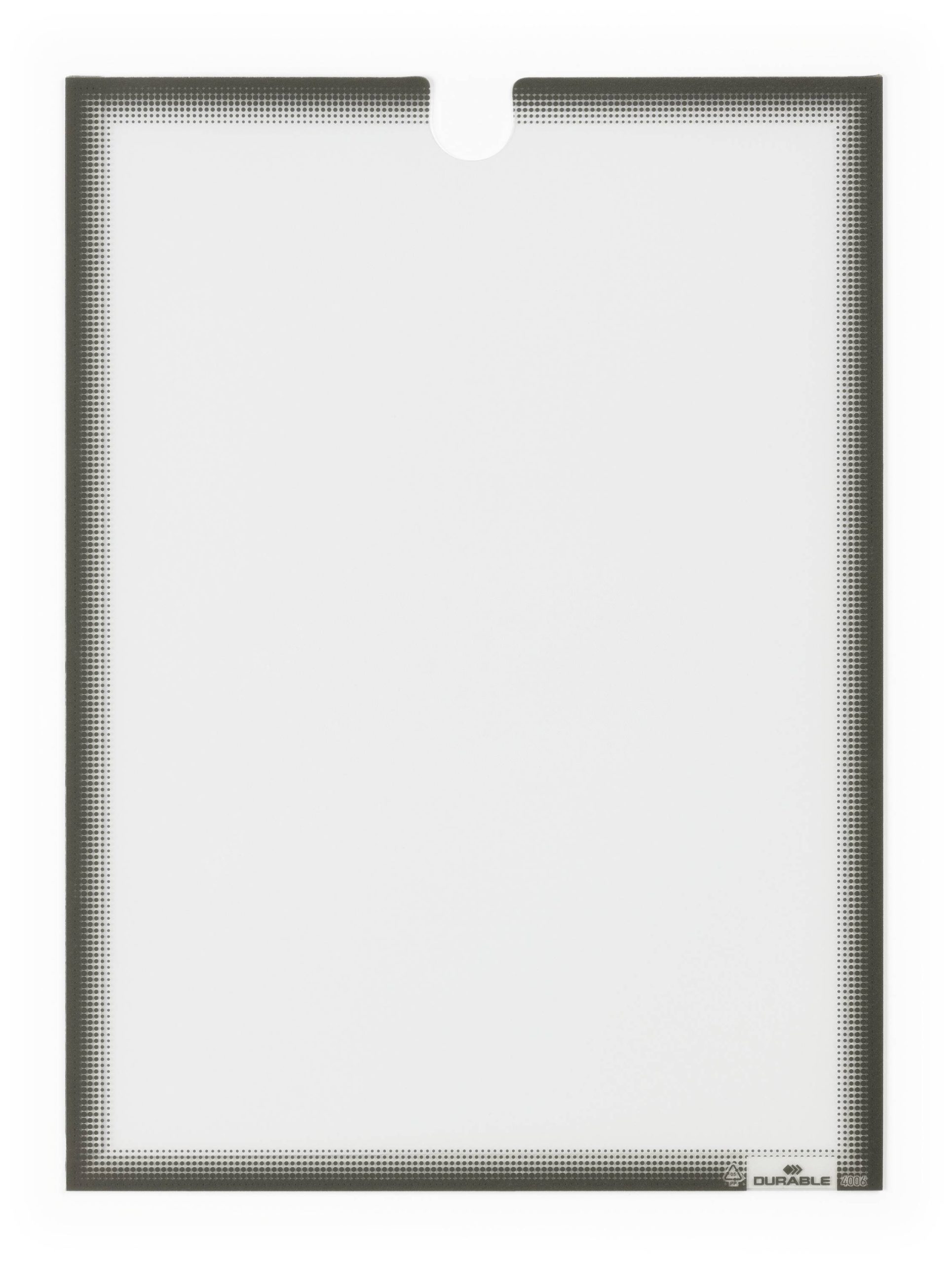 Durable 400657 Documenthouder Antraciet (b x h x d) 236 x 323 x 0.27 mm DIN A4 staand, DIN A4 liggend