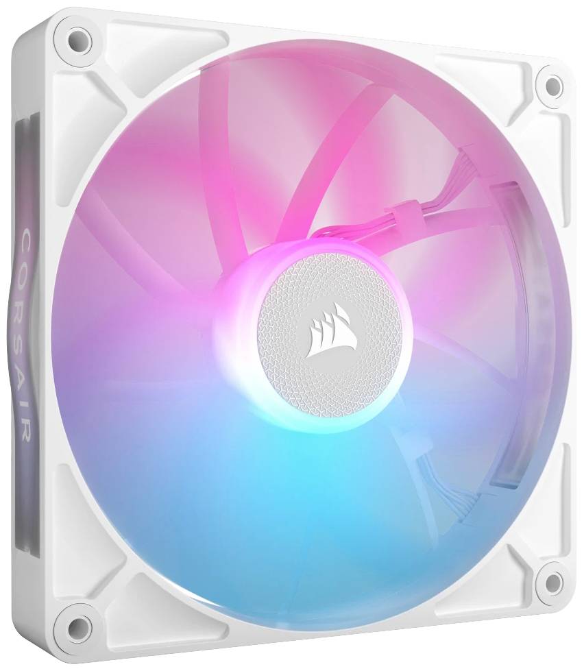 Corsair iCUE LINK RX140 RGB PC-ventilator Wit (b x h x d) 140 x 140 x 25 mm Incl. LED-verlichting