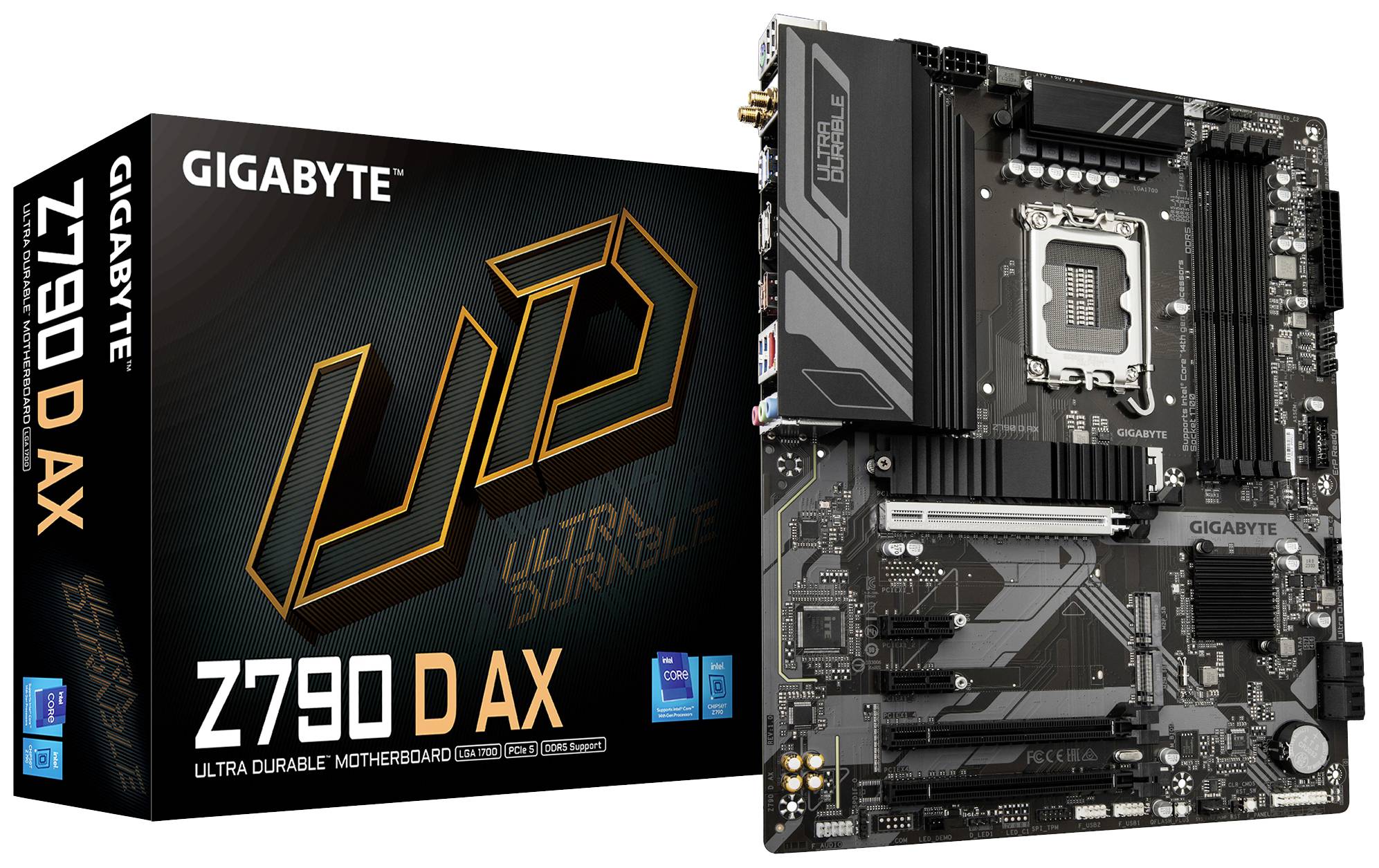 Gigabyte Z790 D AX Moederbord Socket Intel LGA 1700 Vormfactor ATX Moederbord chipset Intel® Z790