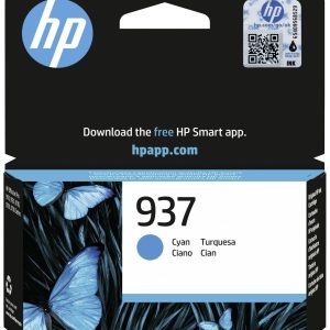 HP Inktcartridge 937 Origineel Cyaan 4S6W2NE#CE1 HP Inktcartridge 937 Origineel Cyaan 4S6W2NE#CE1
