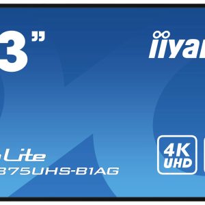 Iiyama ProLite LH4375UHS-B1AG Digital Signage display Energielabel: G (A – G) 108 cm 42.5 inch 3840 x 2160 Pixel 24/7 Iiyama ProLite LH4375UHS-B1AG Digital Signage display Energielabel: G (A – G) 108 cm 42.5 inch 3840 x 2160 Pixel 24/7