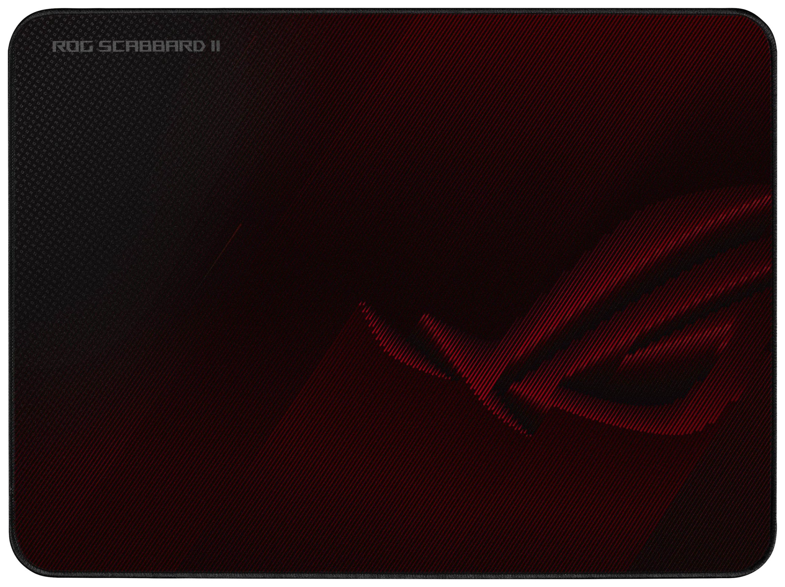 Asus ROG Scabbard II Medium Gaming muismat Antislip, Stofdicht, Waterdicht (IPX7) Zwart, Rood